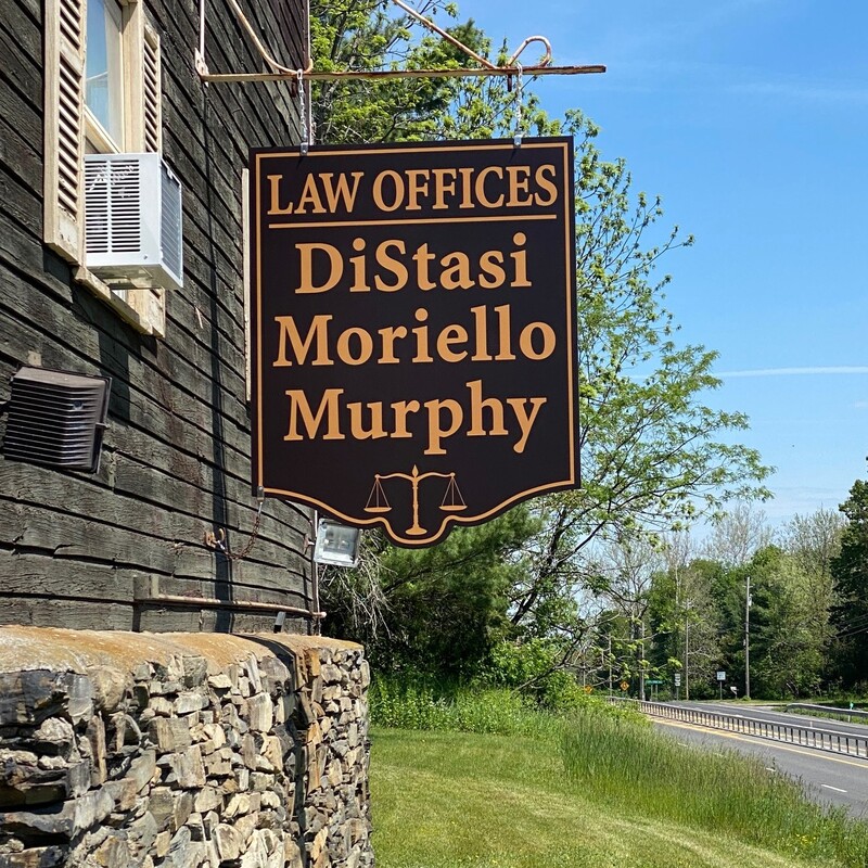 Hanging PVC sign for Lawyers office